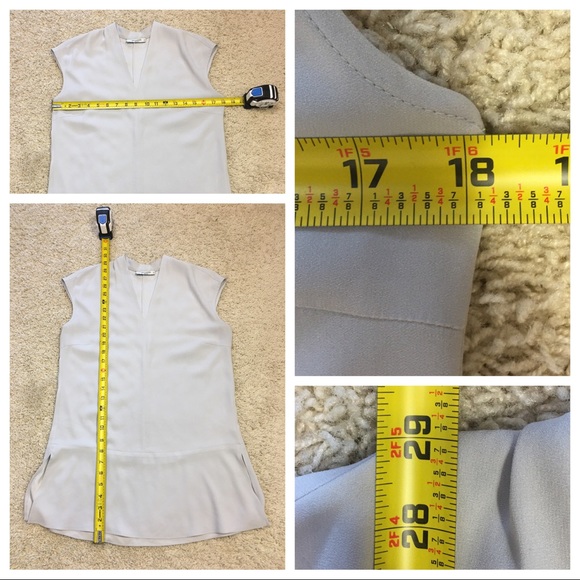 MM LaFleur Bella v-neck tunic blouse in blue mist - Picture 5 of 6